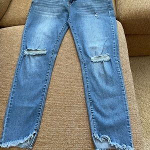 L&B Distressed Ankle Skinny - Size 18